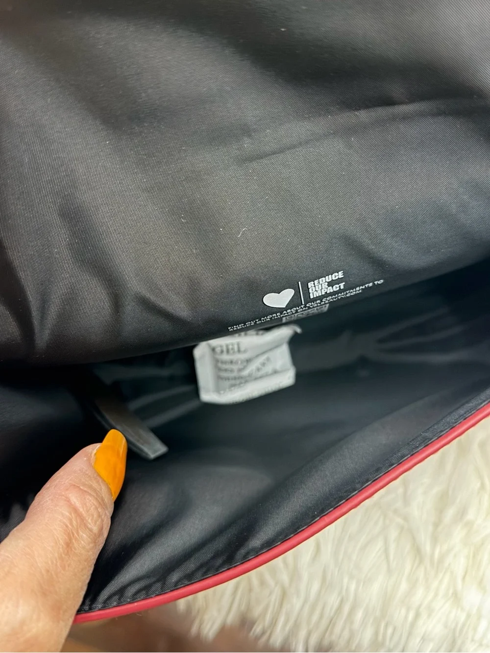 Yves Saint Laurent Red Cosmetic Pouch